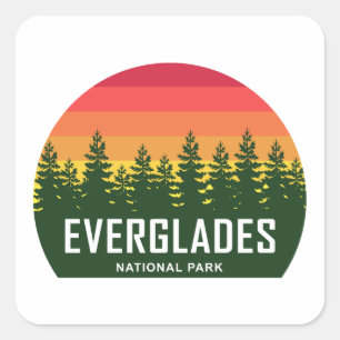 Everglades National Park Square Sticker