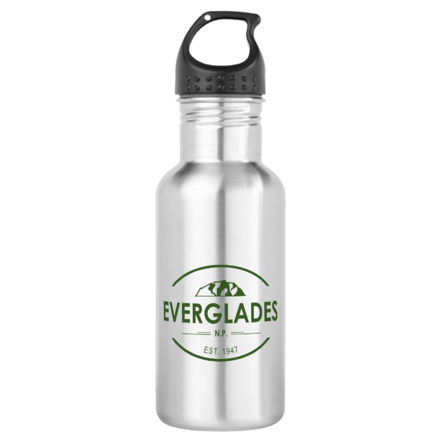 Everglades National Park Stainless Steel Water Bottle (Front)
