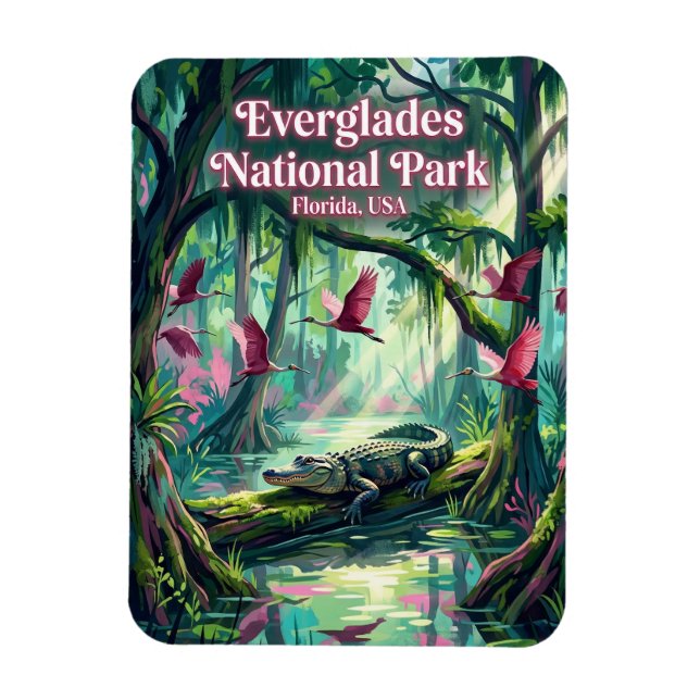 Everglades National Park USA Magnet (Vertical)