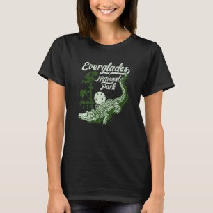 Everglades National Park Vintage Crocodile Alligat T-Shirt