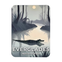Everglades National Park | Watercolor Alligator