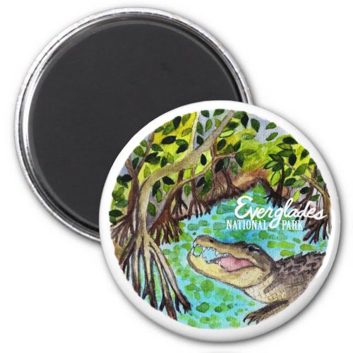 Everglades National Park Watercolor Magnet