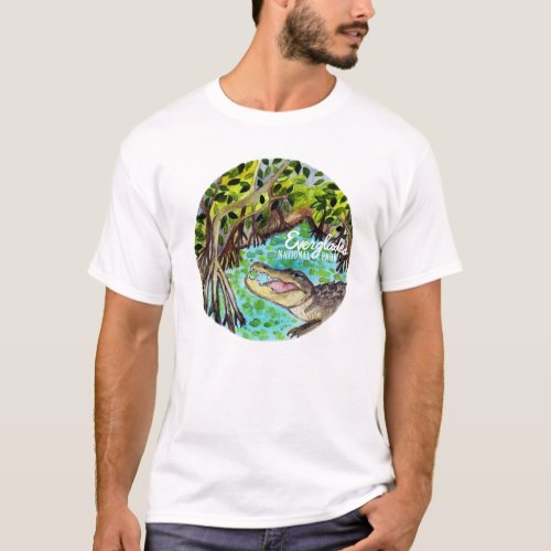 Everglades National Park Watercolor T_Shirt