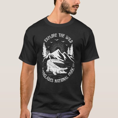 Everglades National Park with Crocodile T_Shirt