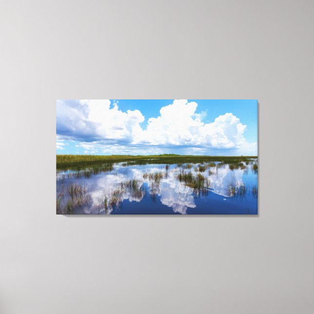 Everglades Natural Landscape Canvas Print (Front)