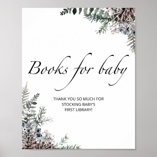 Evergreen baby shower books for baby  poster