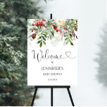 Evergreen baby shower welcome foam board<br><div class="desc">Evergreen baby shower welcome Foam Board. "Baby it's cold outside" baby shower welcome sign. 
Matching items available.</div>
