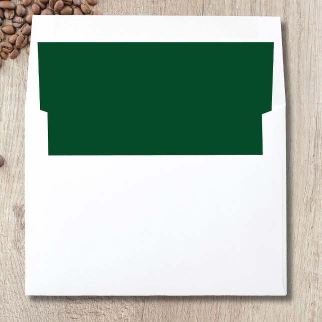 Evergreen bold timeless natural solid color envelope liner (Creator Uploaded)
