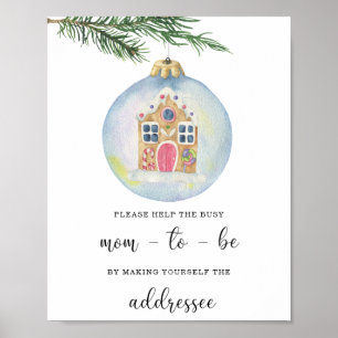 Evergreen branch - Help the Busy Mom Poster