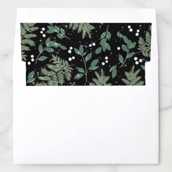 Evergreen Cheer Envelope Liner by Whimzy_Designs at Zazzle