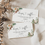 Evergreen Christmas diaper raffle ticket Enclosure Card<br><div class="desc">Evergreen Christmas diaper raffle ticket. Baby it's cold outside baby shower Enclosure card.
Matching items available.</div>