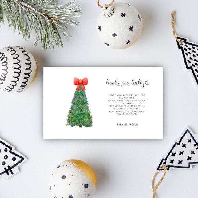 Evergreen Christmas snow books for baby Enclosure Card (Creator Uploaded)