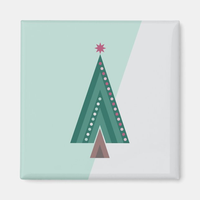 Evergreen Elegance Tree Magnet (Front)