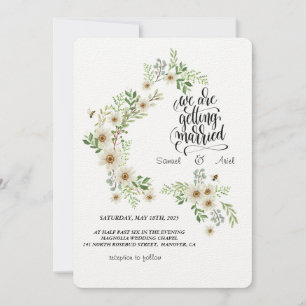Evergreen Elegance Wedding Invitation