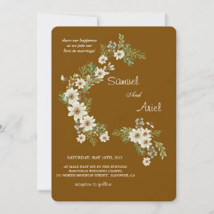 Evergreen Elegance Wedding Invitation