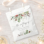 Evergreen elegant Christmas winter wedding Favor Bag<br><div class="desc">Evergreen elegant Christmas winter wedding Favor Bag
Matching items available.</div>
