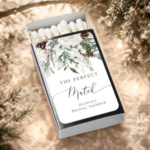 Evergreen elegant the perfect match bridal shower