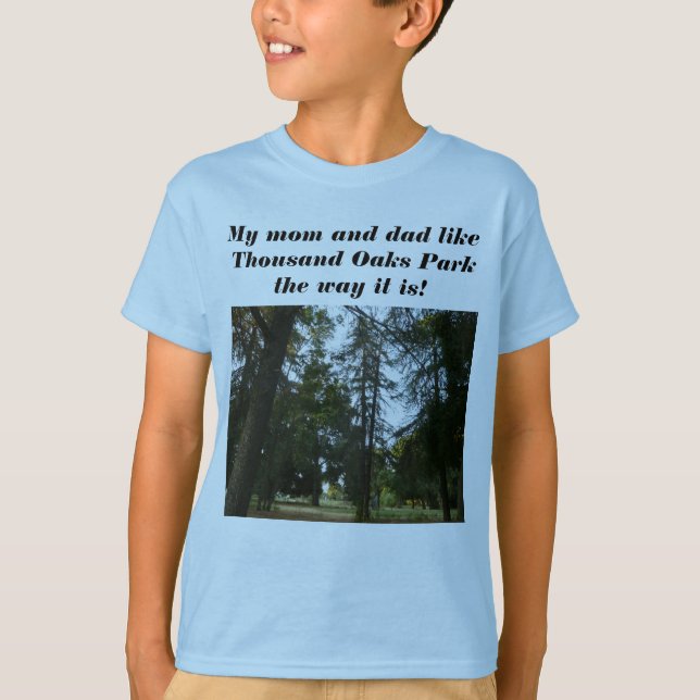 evergreen forest and my mom anddad enjoy ThousandO T-Shirt (Front)