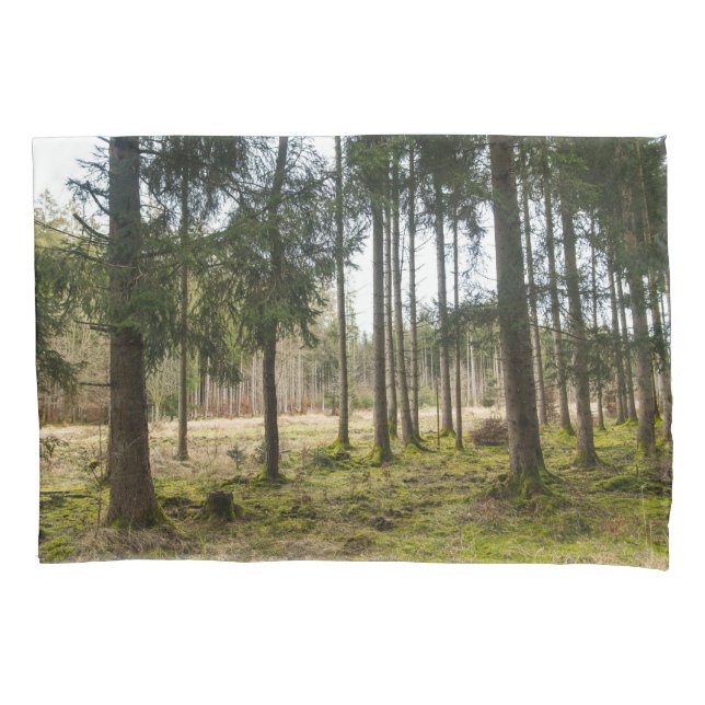 Evergreen Forest Bliss 2 Pillow Case (Front)