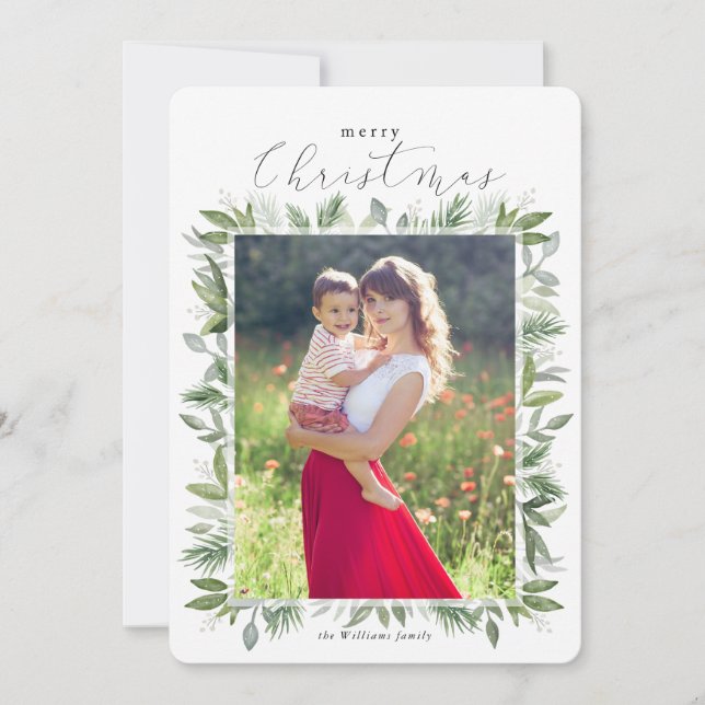 Evergreen Garden Invitation (Front)