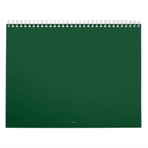 Evergreen Green Backgrounds on a Calendar