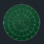 Evergreen Green Dart Board<br><div class="desc">Dart Board with Evergreen Green background ready for your text or images.</div>