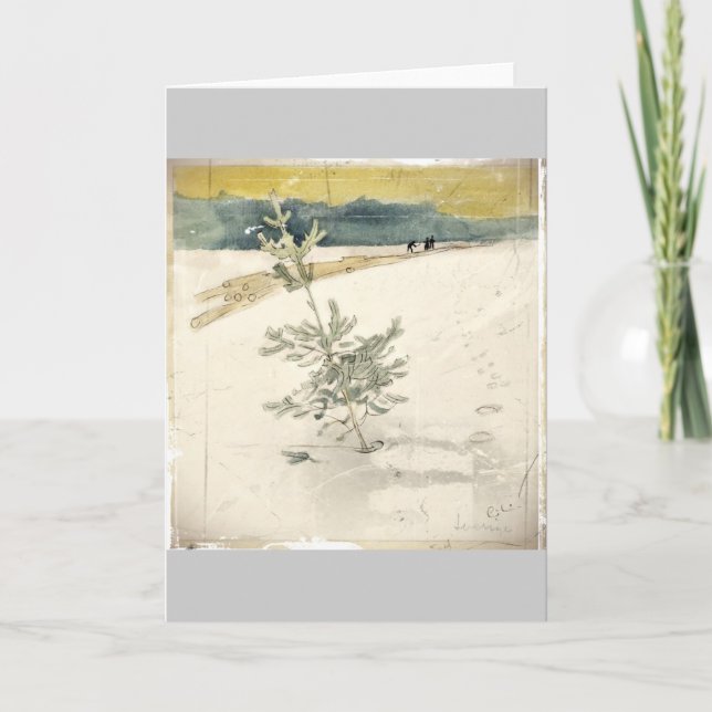 Evergreen Holiday Card (Front)