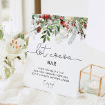 Evergreen Hot cocoa bar Pedestal Sign<br><div class="desc">Evergreen Hot cocoa bar Pedestal Sign
Matching items available.</div>