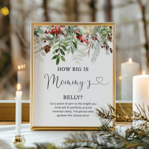 Evergreen how big is mommy's belly game poster