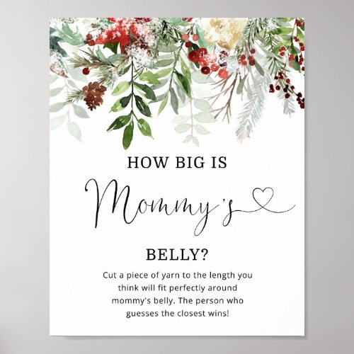 Evergreen how big is mommys belly game poster