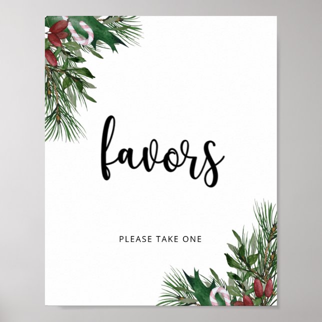 Evergreen is on the way winter Favors Poster (Front)