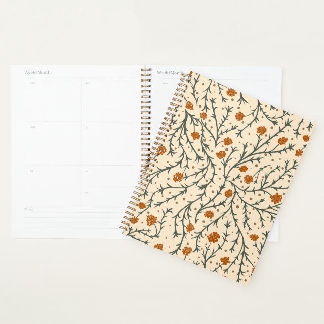 Evergreen Kisses Under the Mistletoe Heart Planner (Display)