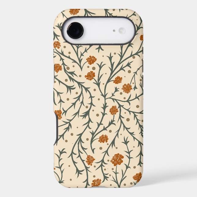 Evergreen Kisses Under the Mistletoe iPhone Case (Back)