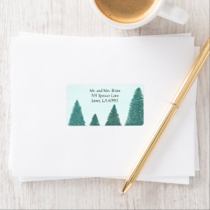 Evergreen Landscape Label