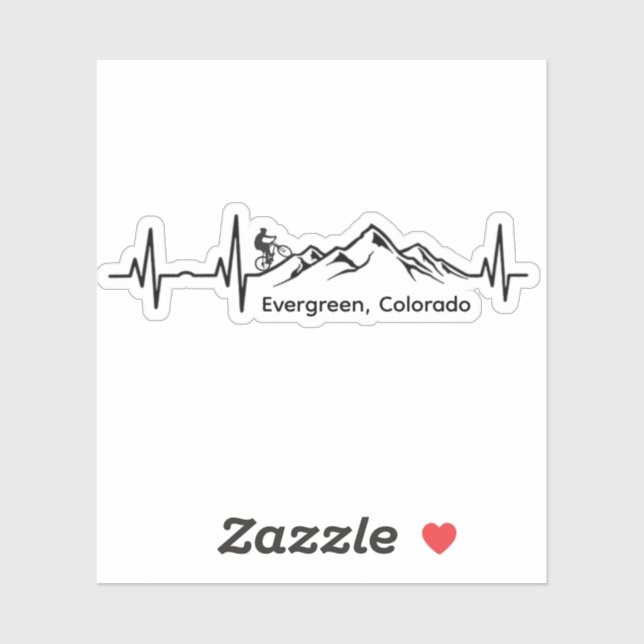 Evergreen MTB Vinyl Sticker (Sheet)