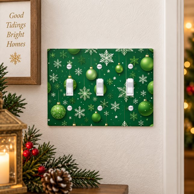 Evergreen Noel Light Switch Cover (Holiday Season 9/1-10/31)