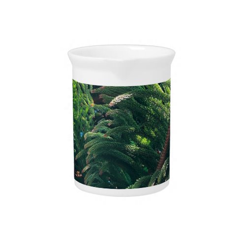 Evergreen pine_tree conifer  beverage pitcher
