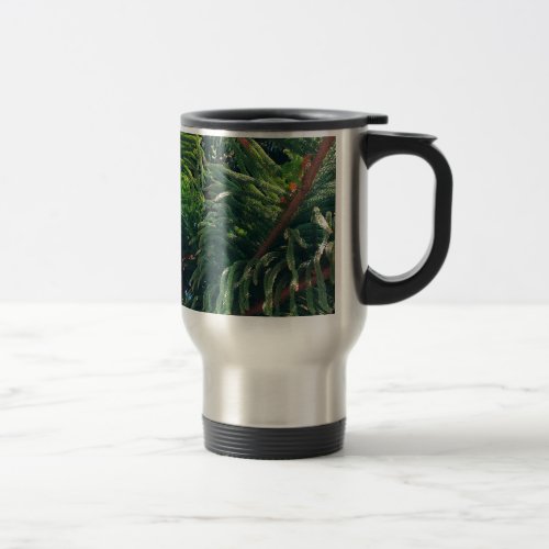 Evergreen pine_tree conifer  travel mug