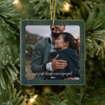 Evergreen Plaid Engagement | Rustic Flannel Tartan