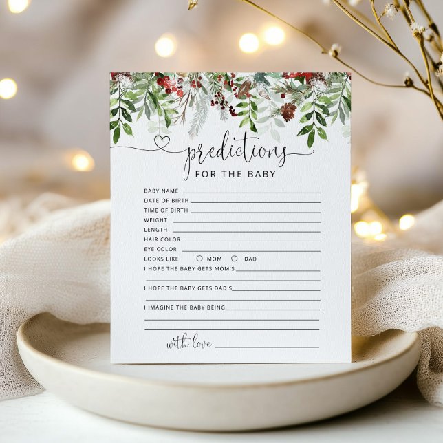 Evergreen prediction for baby, Winter predictions (Creator Uploaded)