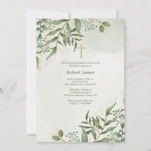 Evergreen Religious Invitation