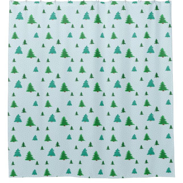 Evergreen shower curtain (Front)