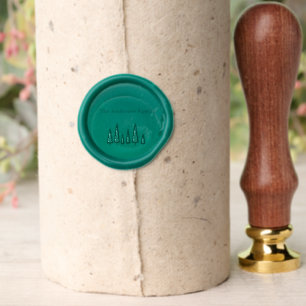 Evergreen Sleigh Holiday Glow Wax Seal Design