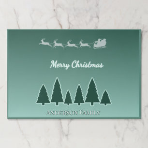 Evergreen Sleigh Nightfall Paper Pad