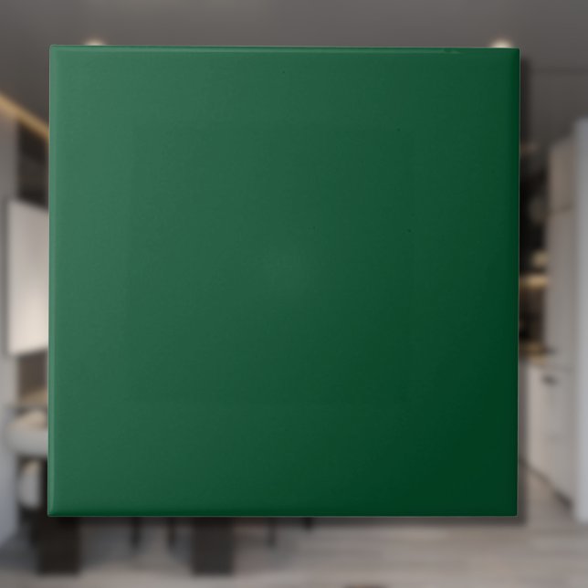 Evergreen Solid Color | Classic | Elegant Ceramic Tile (Creator Uploaded)
