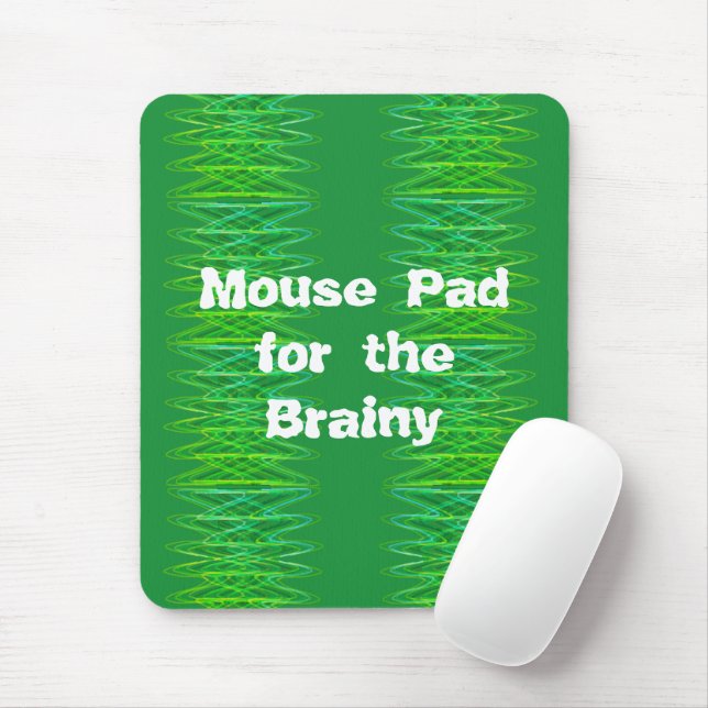 Evergreen Spirals Mouse pad (With Mouse)