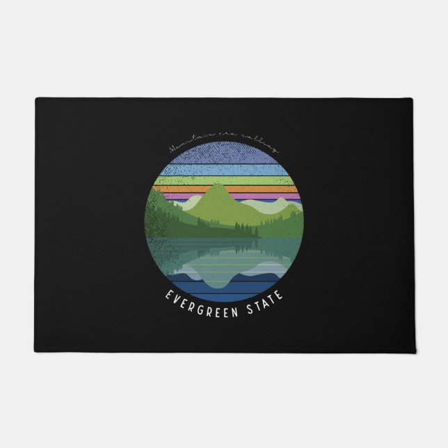 Evergreen state doormat (Front)
