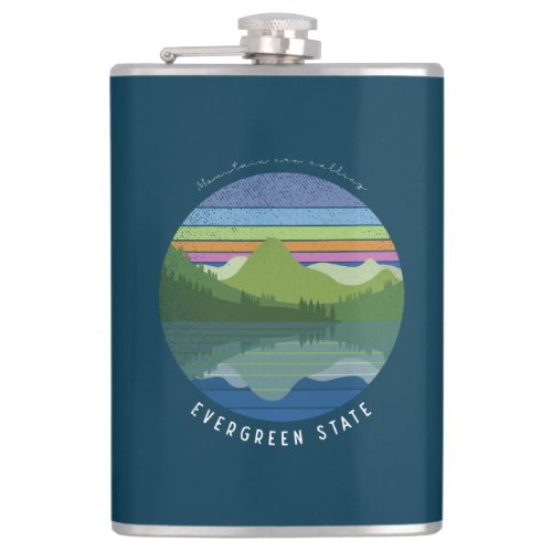 Evergreen state flask