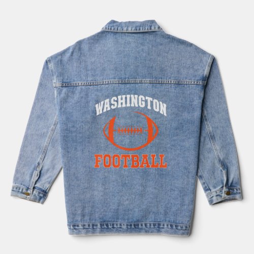 Evergreen State Washington State Football  Denim Jacket