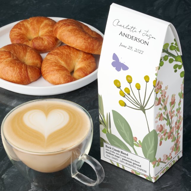 Evergreen Summer Garden Wedding  Roasted Coffee (Breakfast)